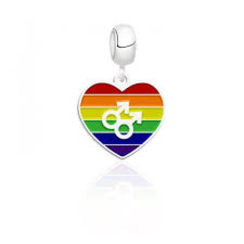 Berloque LGBT  + (gay) Prata 925